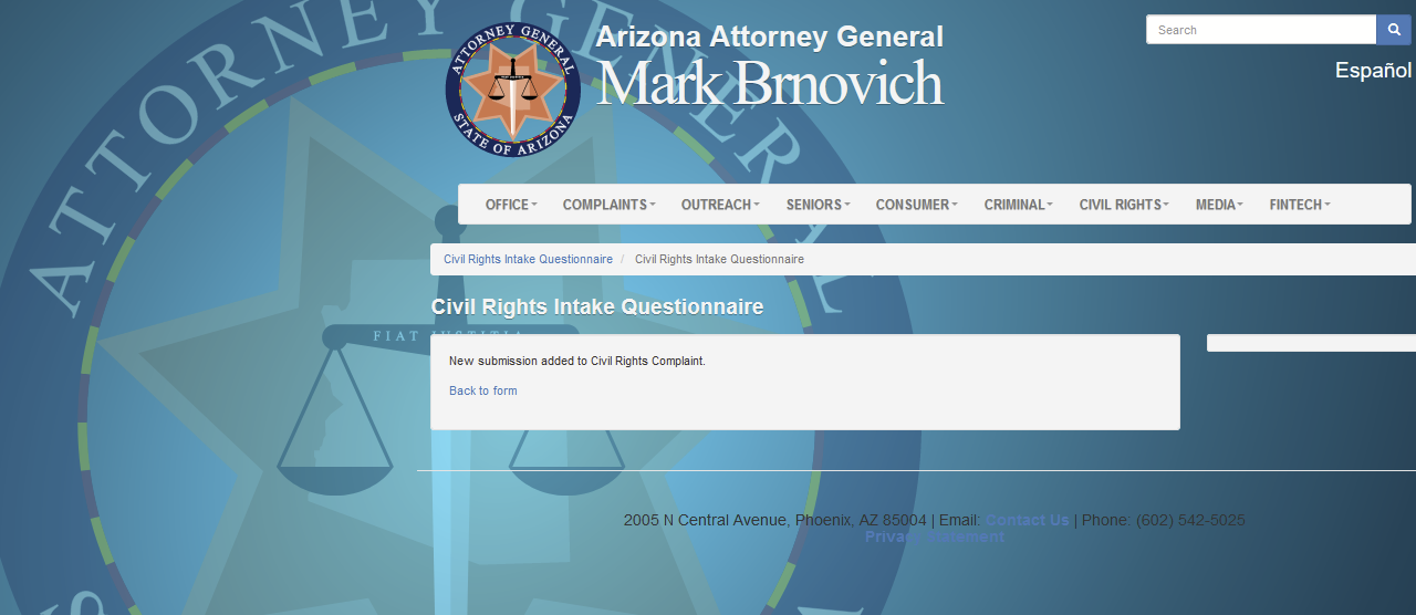 8/25/22 complaint to AZ AG demanding investigation of the Mohave County systemic extermination of the mentally ill homeless