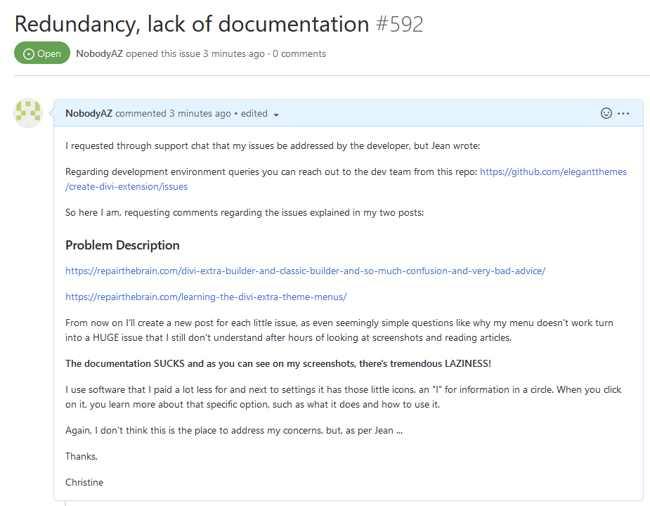 9/4/22 Github re Divi Extra 