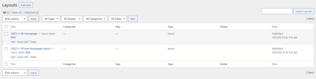 9/2/22 Homepage layouts